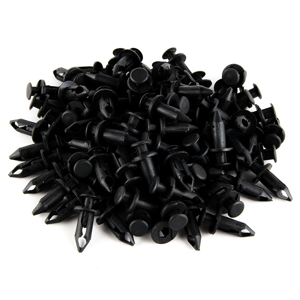 100x ATV UTV Fender Clip Body Rivets For Honda TRX 450 400EX Polaris Sportsman Ranger RZR