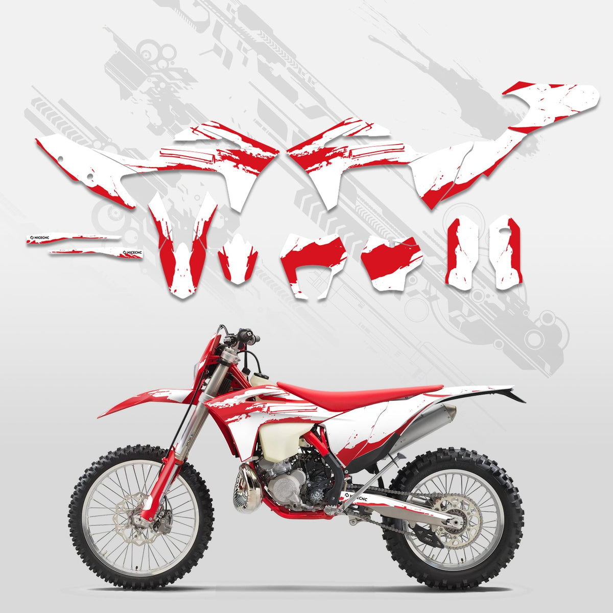 Off-Road Bike Full Graphics Decals Stickers Kit For GAS GAS EC Enduro 2021-2023
