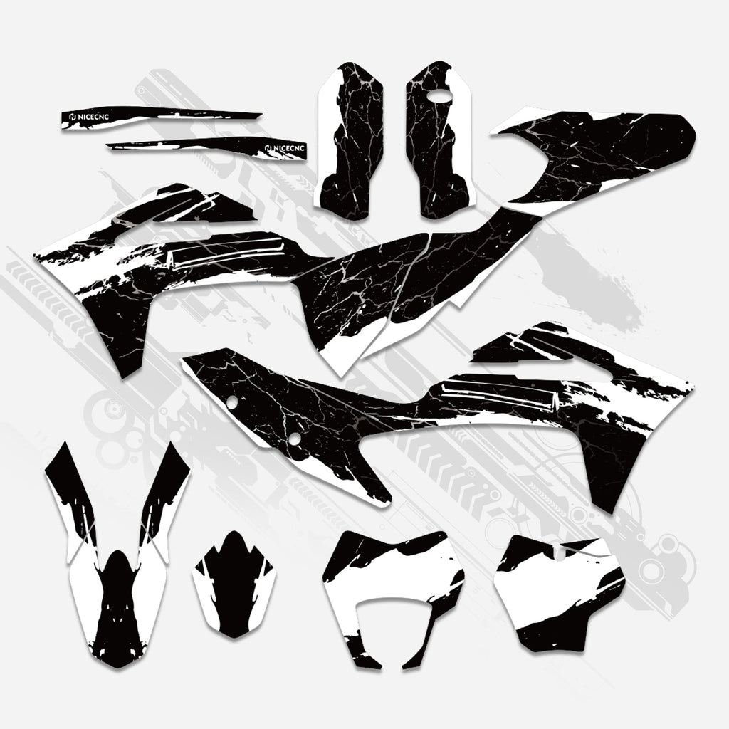 Off-Road Bike Full Graphics Decals Stickers Kit For GAS GAS EC Enduro 2021-2023