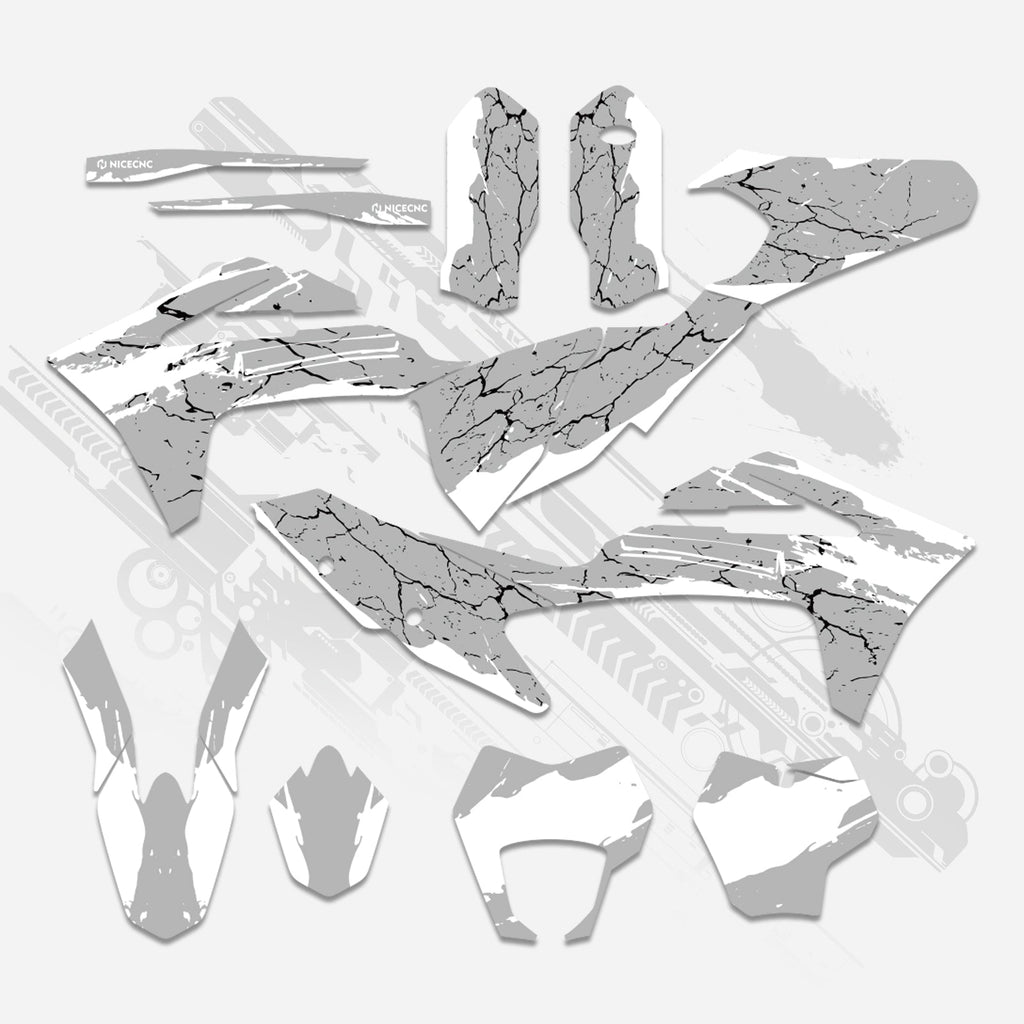 Off-Road Bike Full Graphics Decals Stickers Kit For GAS GAS EC Enduro 2021-2023