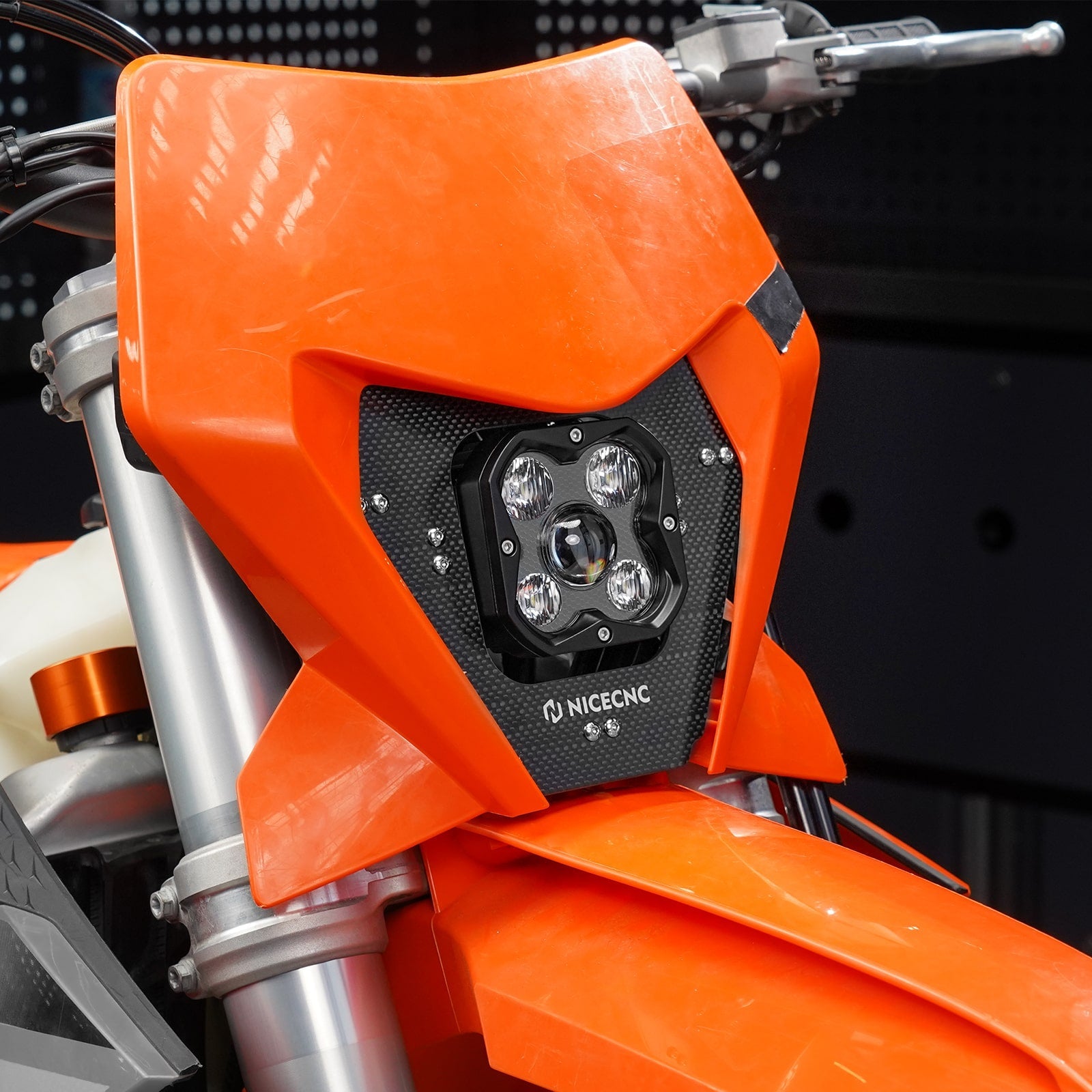 LED Lamp Headlight Kit For KTM 150-500 EXC / EXC-F / XC-W / XCF-W / XW-F 2024-2025 Position 2