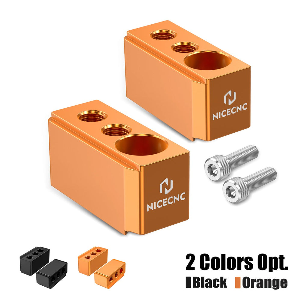 Pair 1" Handlebar Risers For KTM 250 390 Adventure 2020-2025