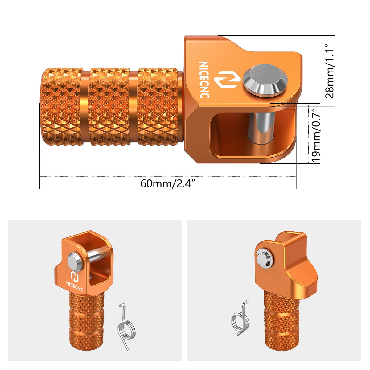 Adjustable Gear Shift Lever Tip For KTM 125 350 500 EXC-F 2004-2015
