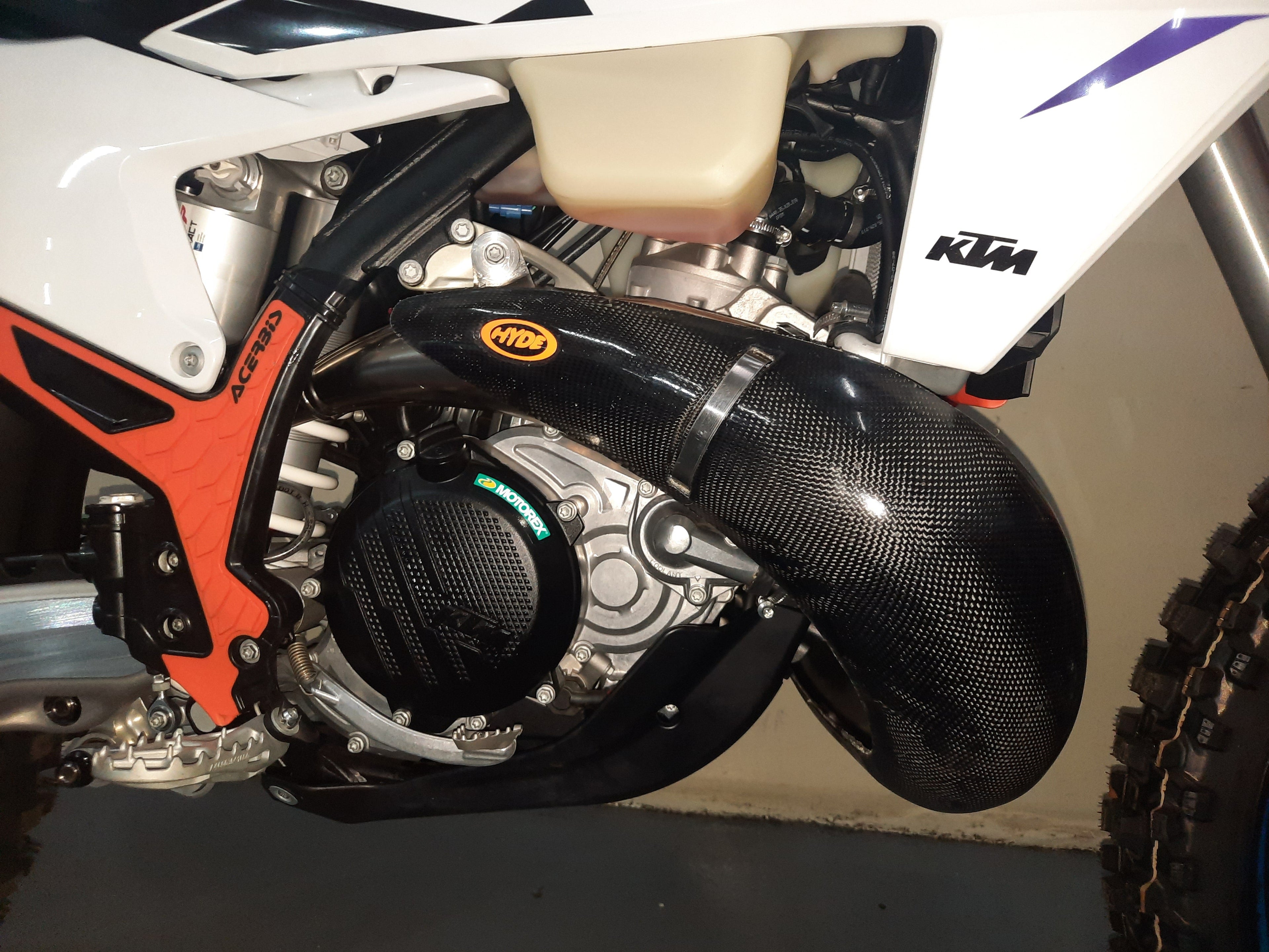 2024+ 250/300 CARBON KEVLAR EXHAUST GUARD