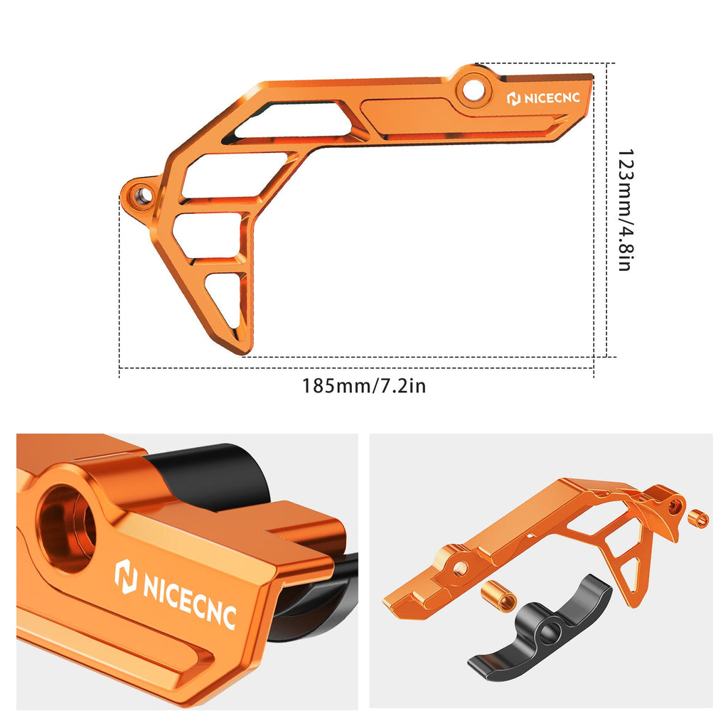Sprocket Cover Case Saver Chain Guard For KTM 690 Enduro SMC R 2009-2023