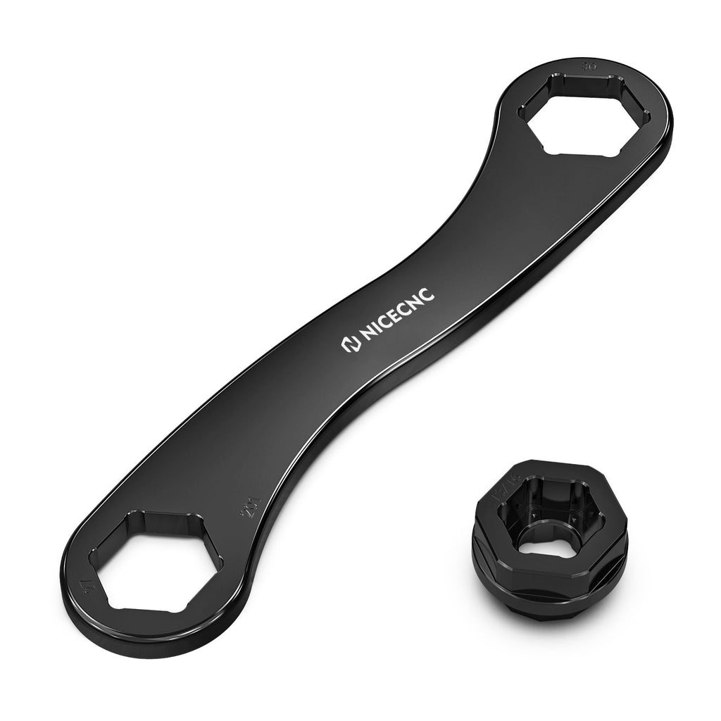 Axle Wrench Removal Tool For KTM Husqvarna 17-27-30mm Trail Side Multi Axle Spanner Wrench Tool