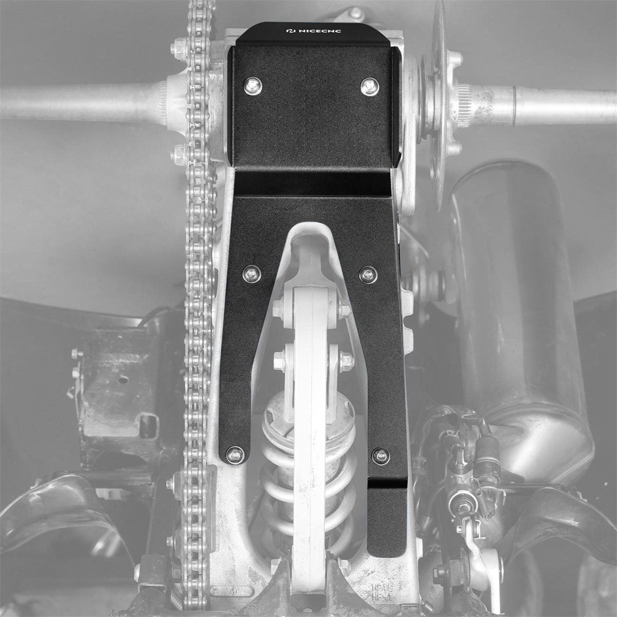 Rear Swingarm Skid Plate Guard For Honda TRX 450 R / ER 2006-2014