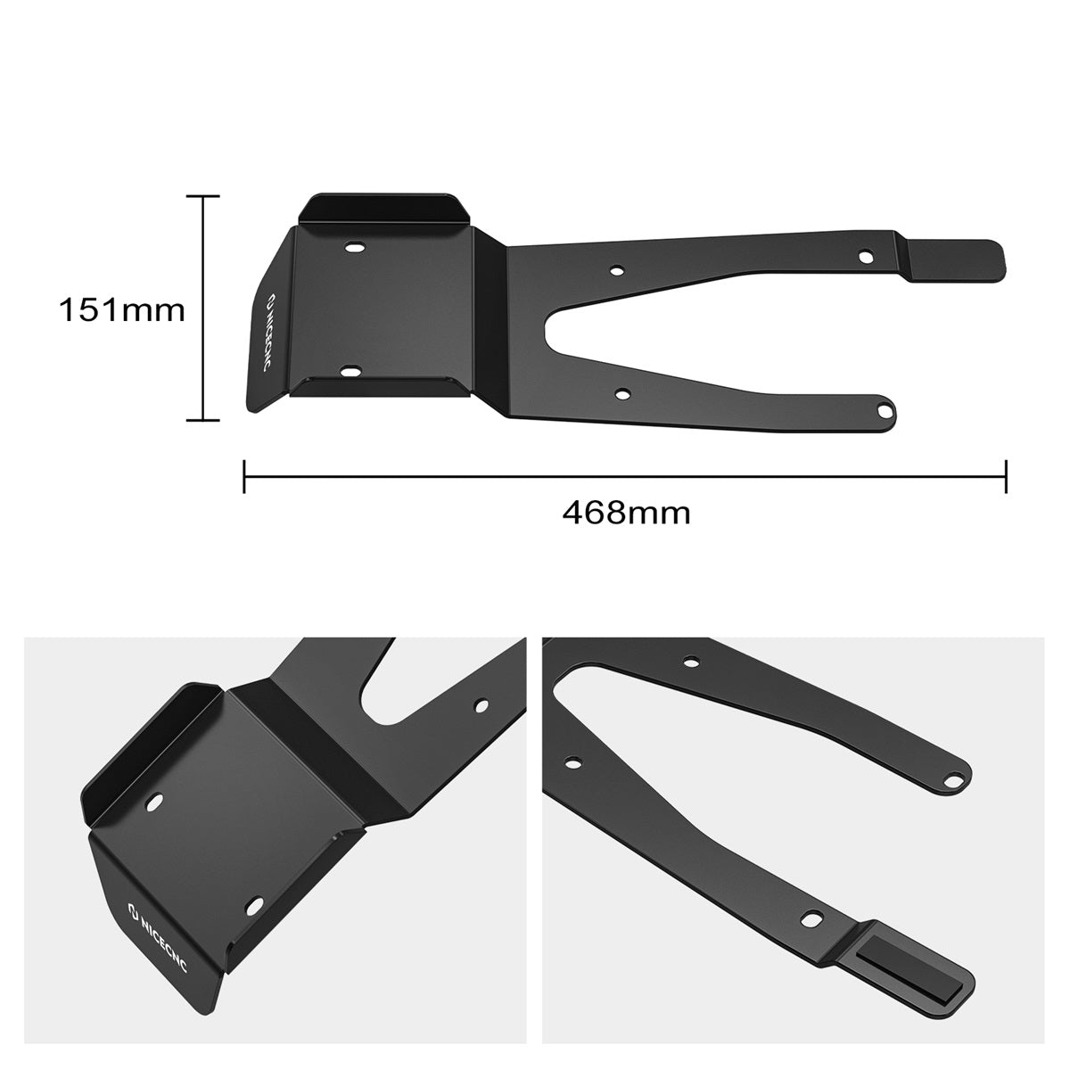 Rear Swingarm Skid Plate Guard For Honda TRX 450 R / ER 2006-2014