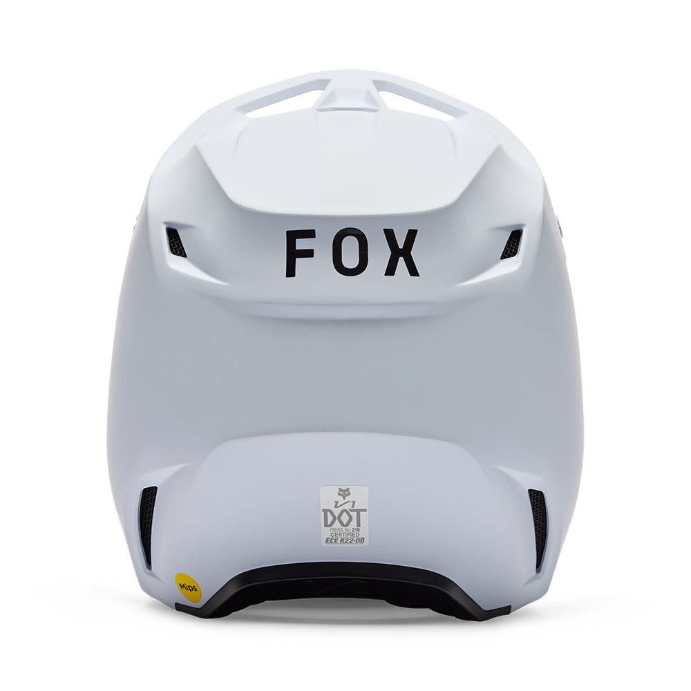 Youth V1 Matte White Helmet