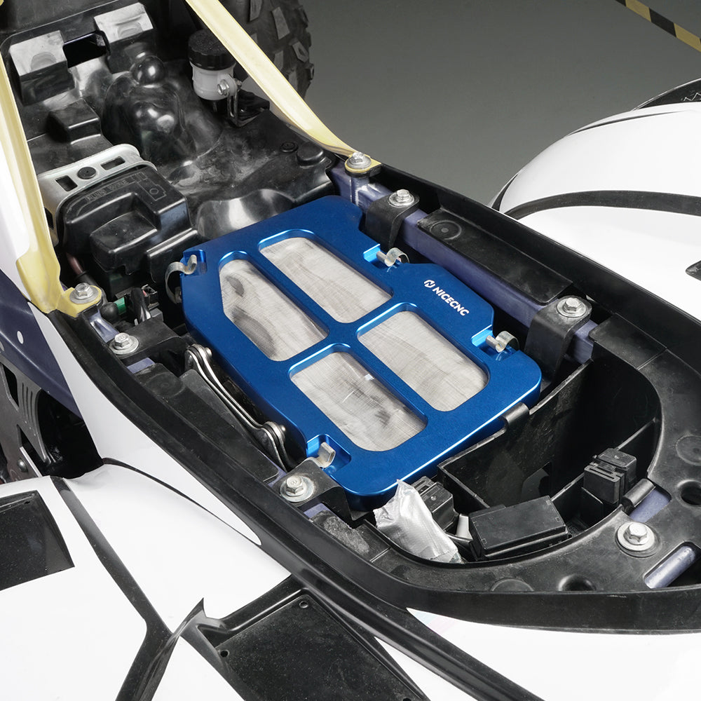 ATV High-Flow Air Filter Intake Cleaner w/Adaptor Kit For Yamaha Raptor 700 700R Position 23