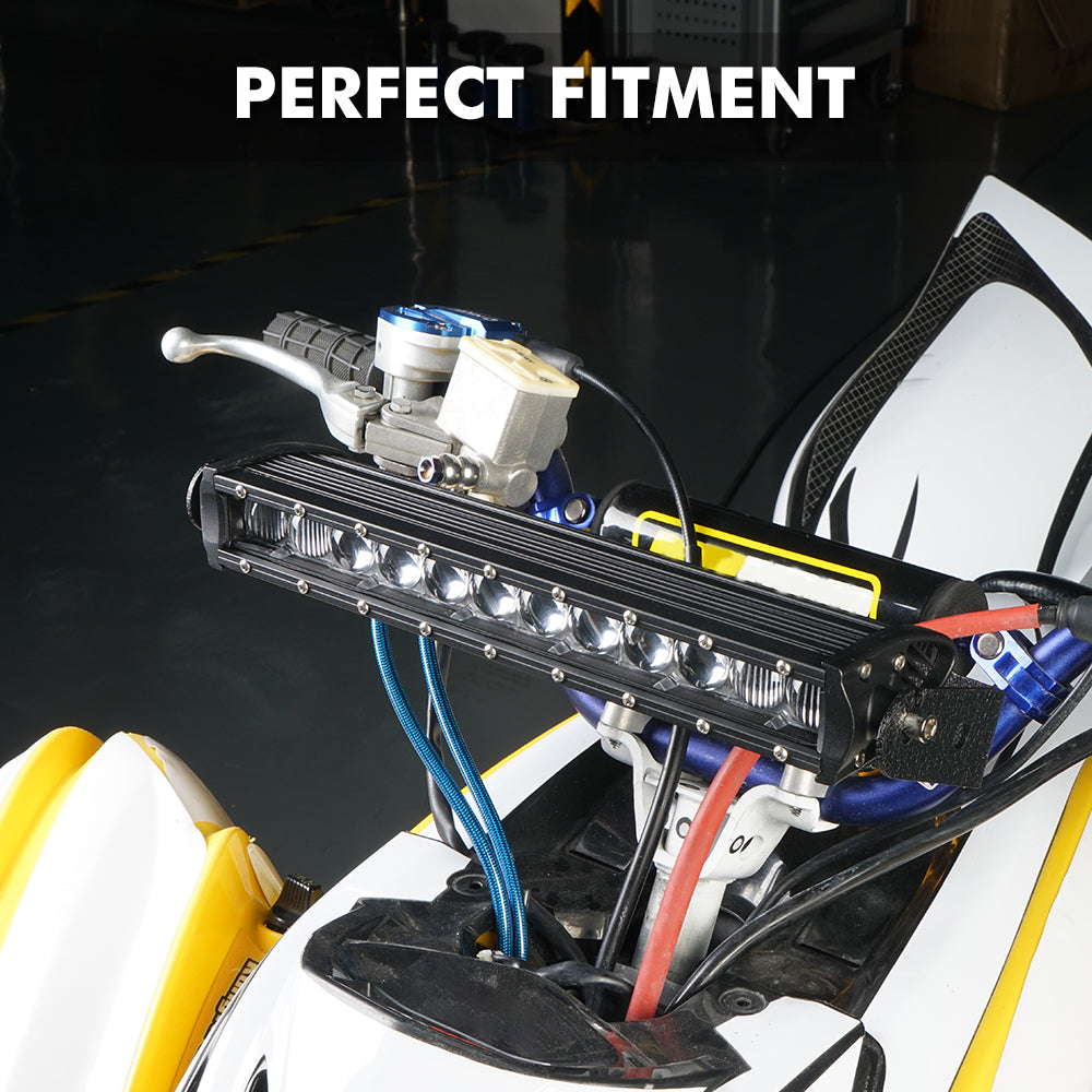 30W 6 Inch ATV LED Headlight w/Bracket For Yamaha YFZ450R Raptor 700 250 350