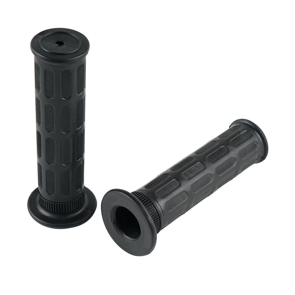 1 Pair 7/8" Handlebar Grips For Honda Kawasaki Suzuki