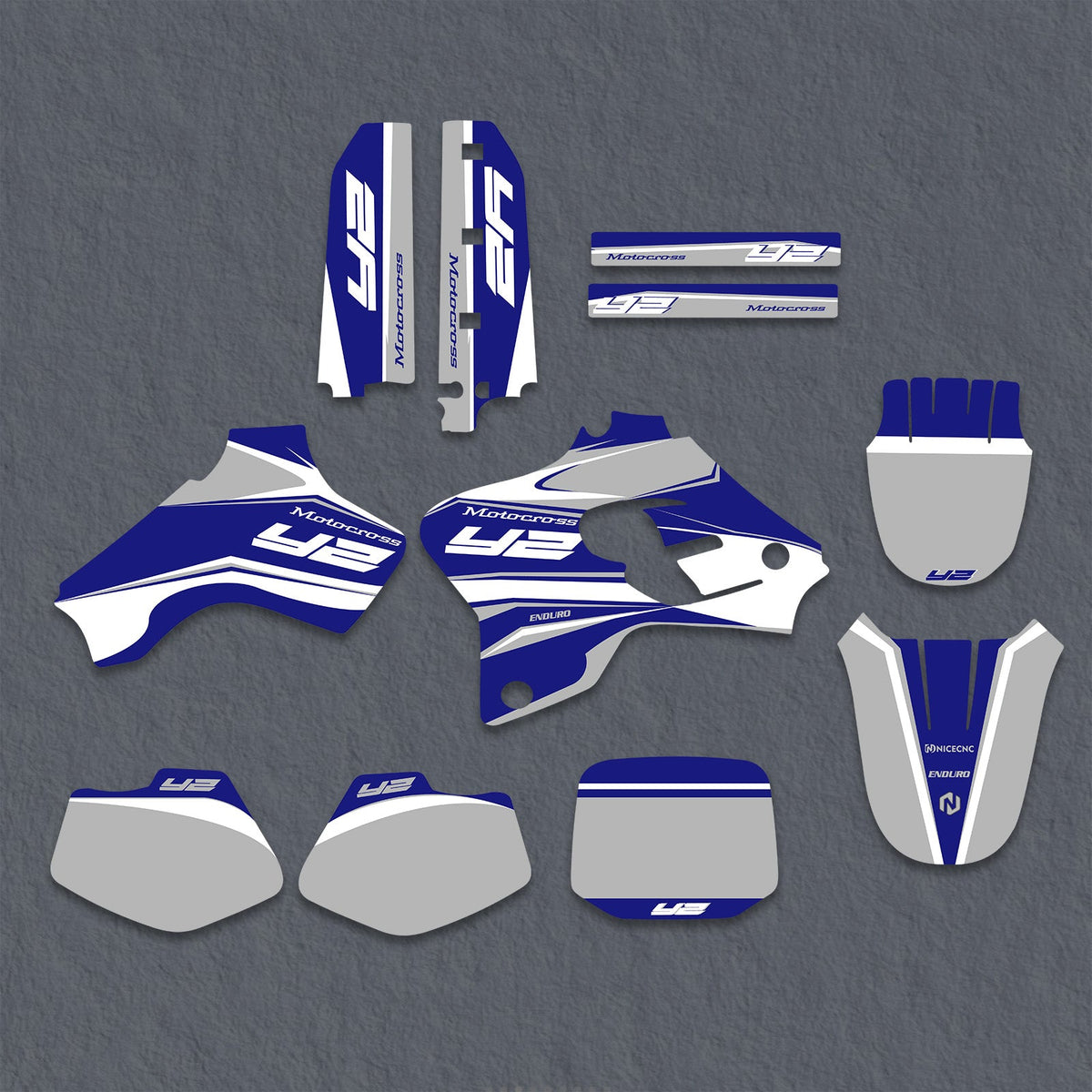 Motorcycle Full Graphics Decals Stickers Set For Yamaha YZ80 1993-2001