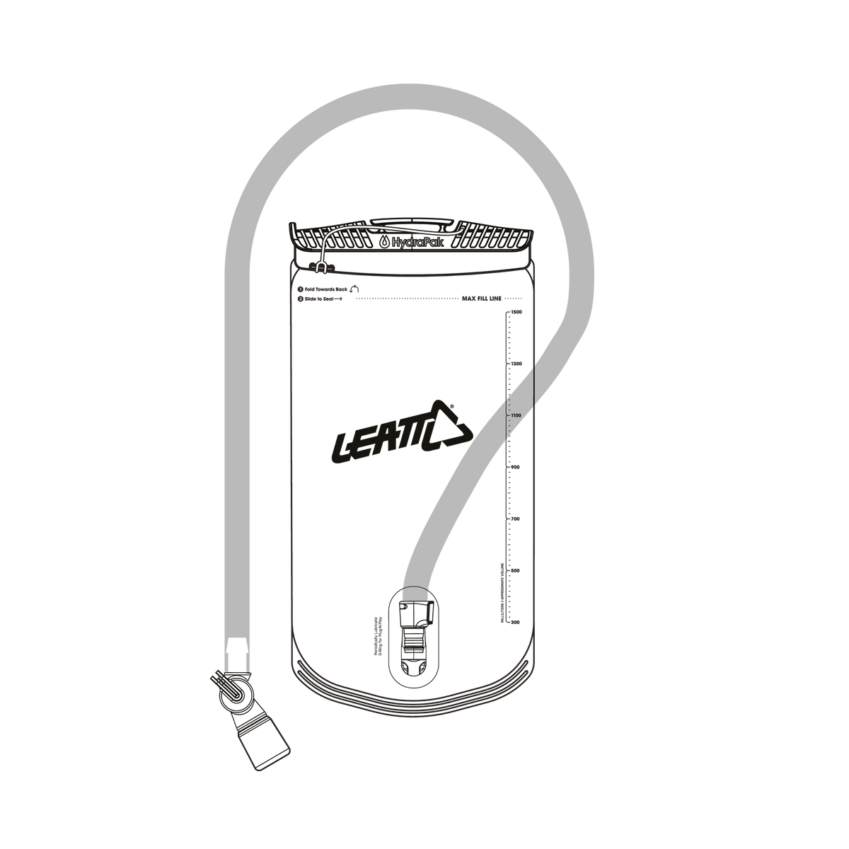 Bladder HydraPak 1.5L Vertical with tube - Degree bite valve