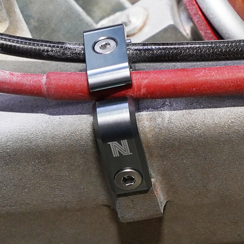 Dual Brake Line Cable Hose Holder Clamp For Yamaha Raptor 700 R 2006-2026