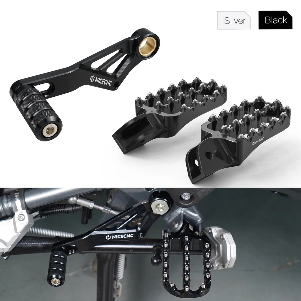 Enlarged Wide Foot Pegs Footrest For BMW R 1200 1250 GS Adventure