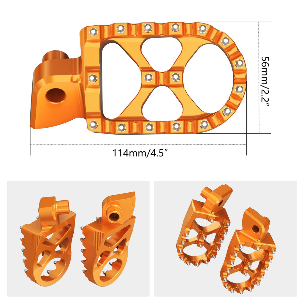 Forged Foot Pegs Rests Pedals For KTM Yamaha Husqvarna
