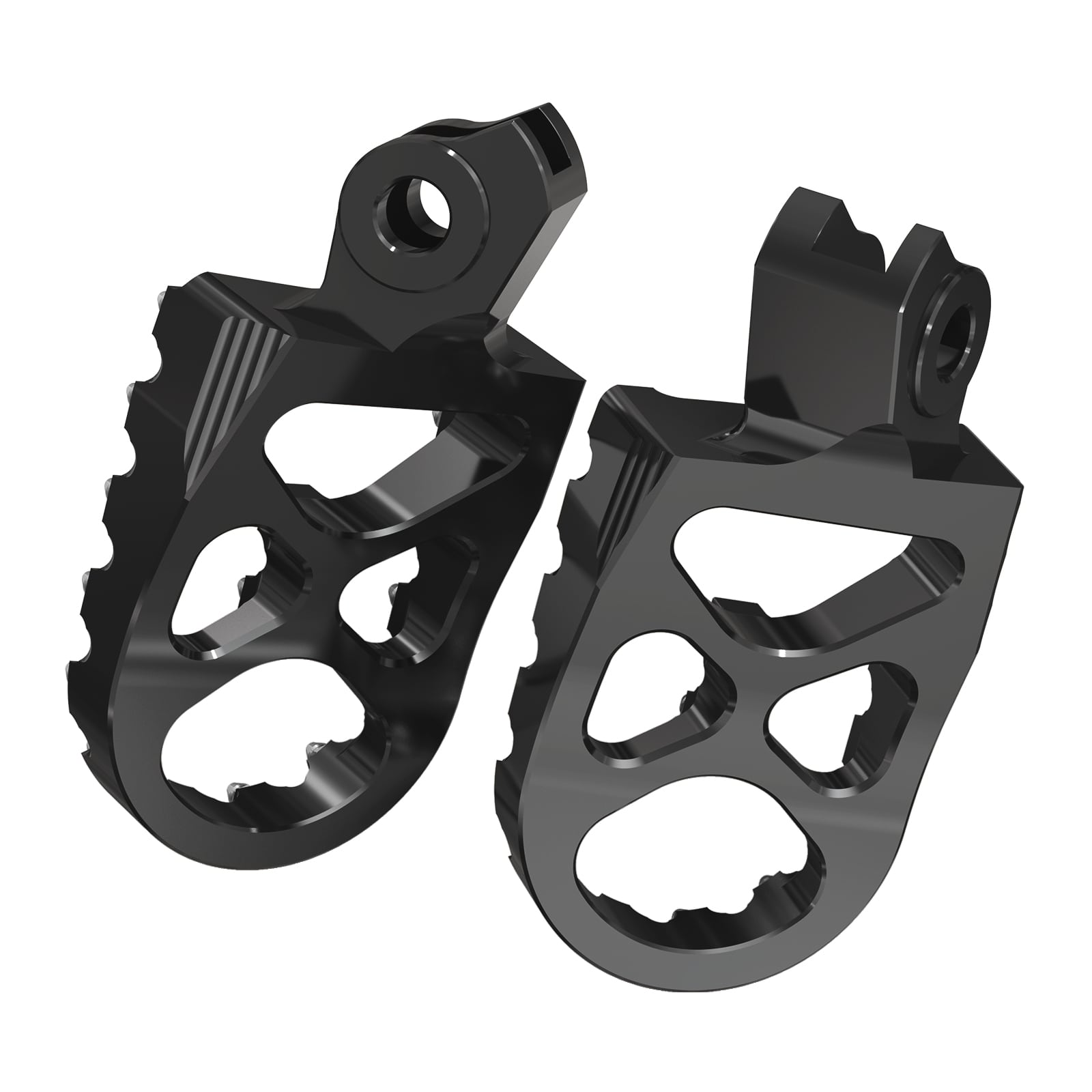 Pair Wide Billet Footpegs For Suzuki RMZ250 2010-2024 RMZ450 2008-2024 Position 13