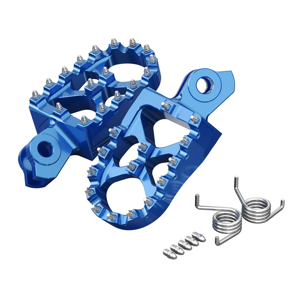 Pair Wide Billet Footpegs For Suzuki RMZ250 2010-2024 RMZ450 2008-2024 Position 26