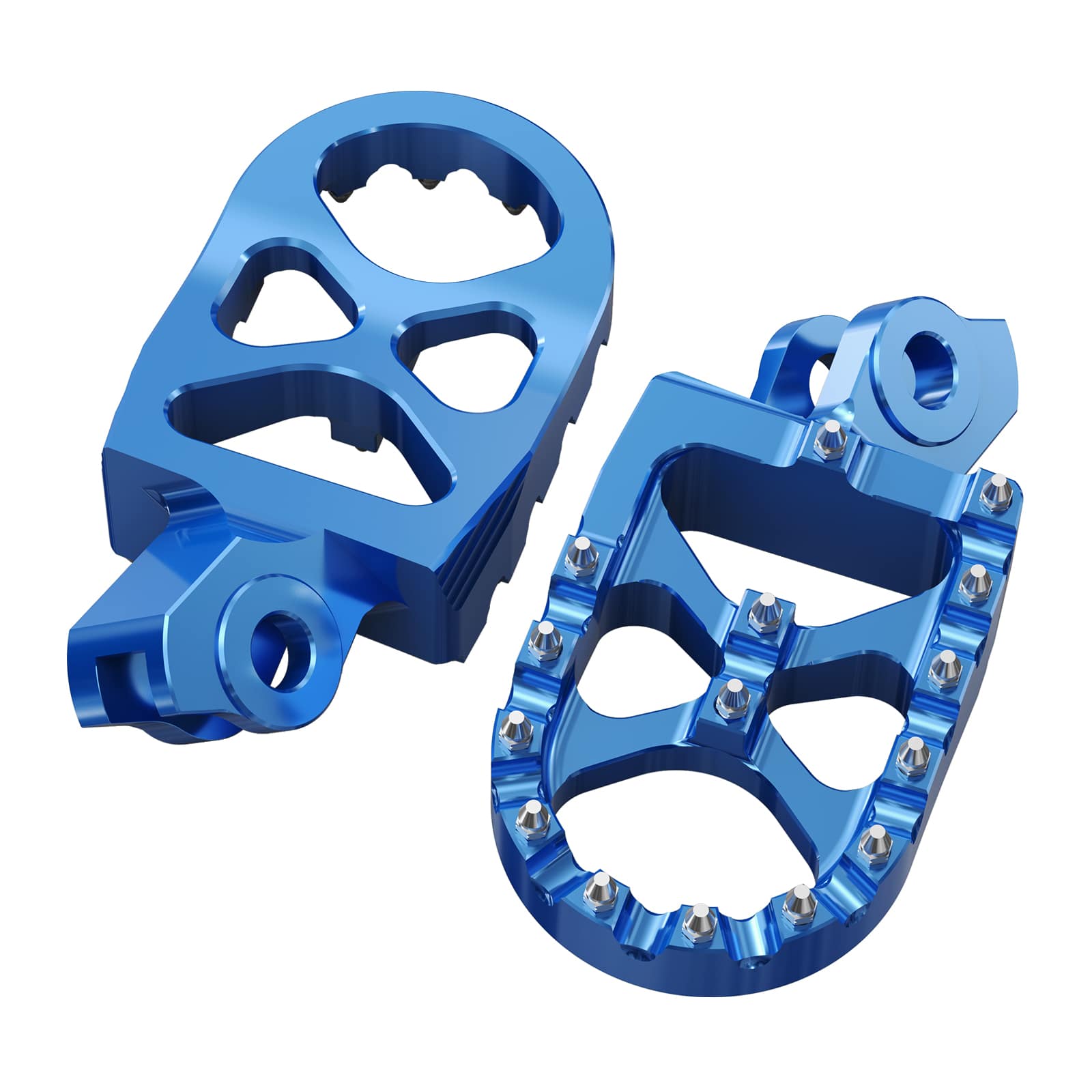 Pair Wide Billet Footpegs For Suzuki RMZ250 2010-2024 RMZ450 2008-2024 Position 28