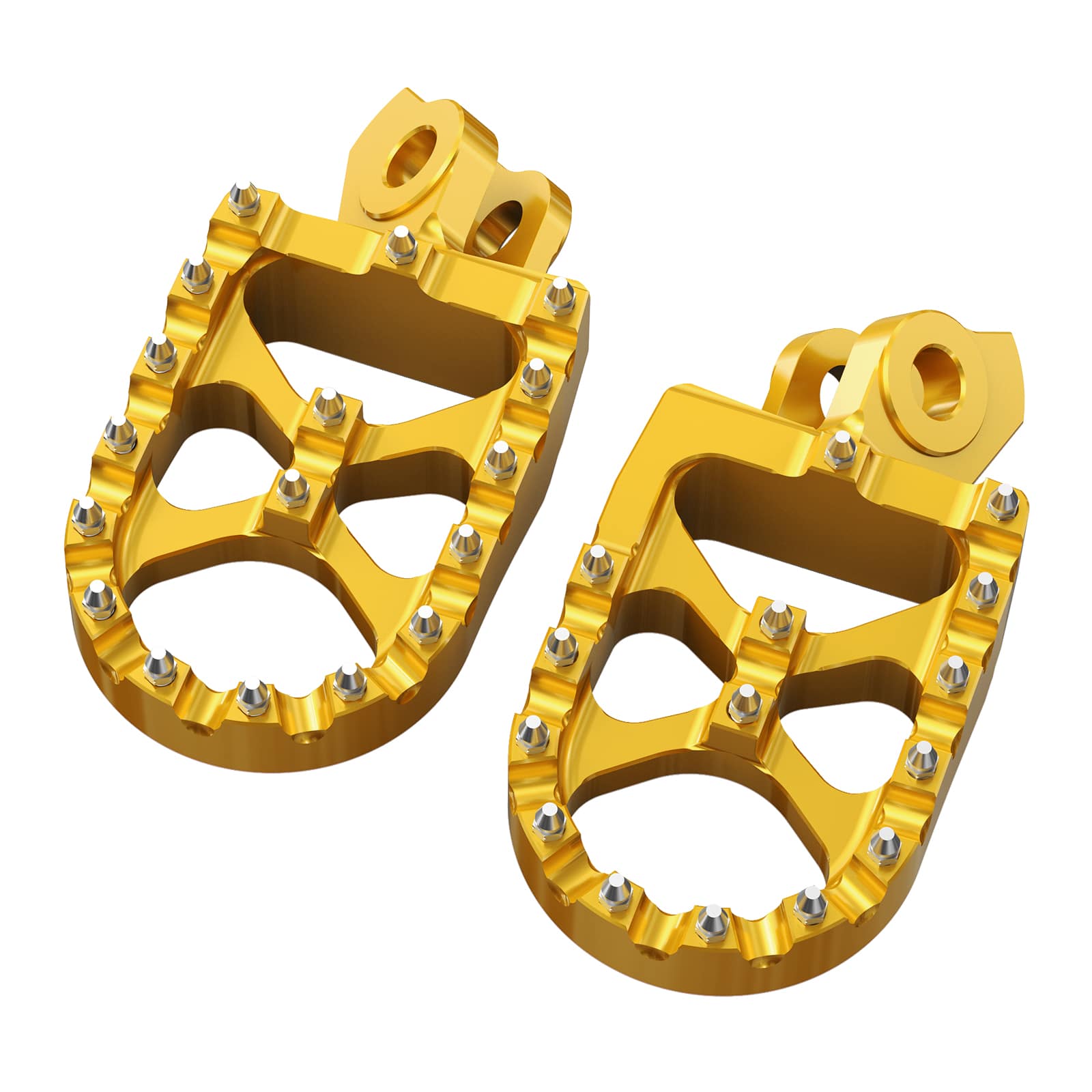 Pair Wide Billet Footpegs For Suzuki RMZ250 2010-2024 RMZ450 2008-2024 Position 8