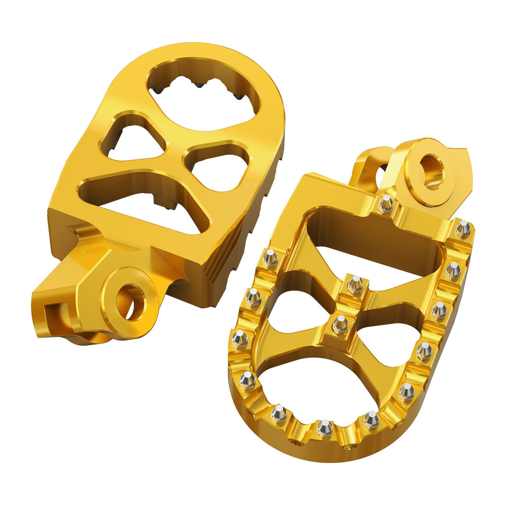 Pair Wide Billet Footpegs For Suzuki RMZ250 2010-2024 RMZ450 2008-2024 Position 5