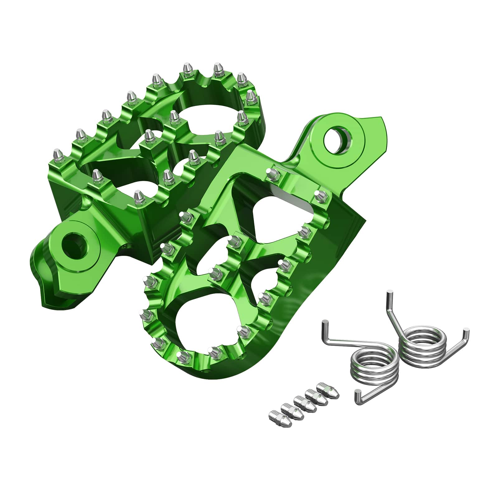 Pair Wide Billet Footpegs For Suzuki RMZ250 2010-2024 RMZ450 2008-2024 Position 16