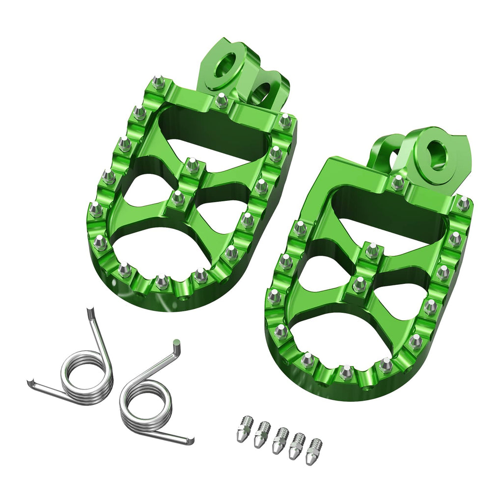 Pair Wide Billet Footpegs For Suzuki RMZ250 2010-2024 RMZ450 2008-2024 Position 17