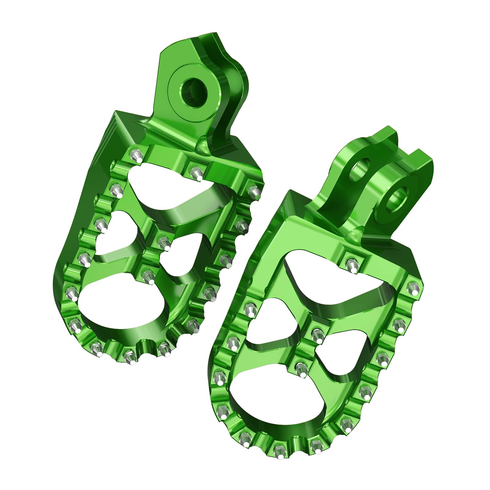Pair Wide Billet Footpegs For Suzuki RMZ250 2010-2024 RMZ450 2008-2024 Position 18