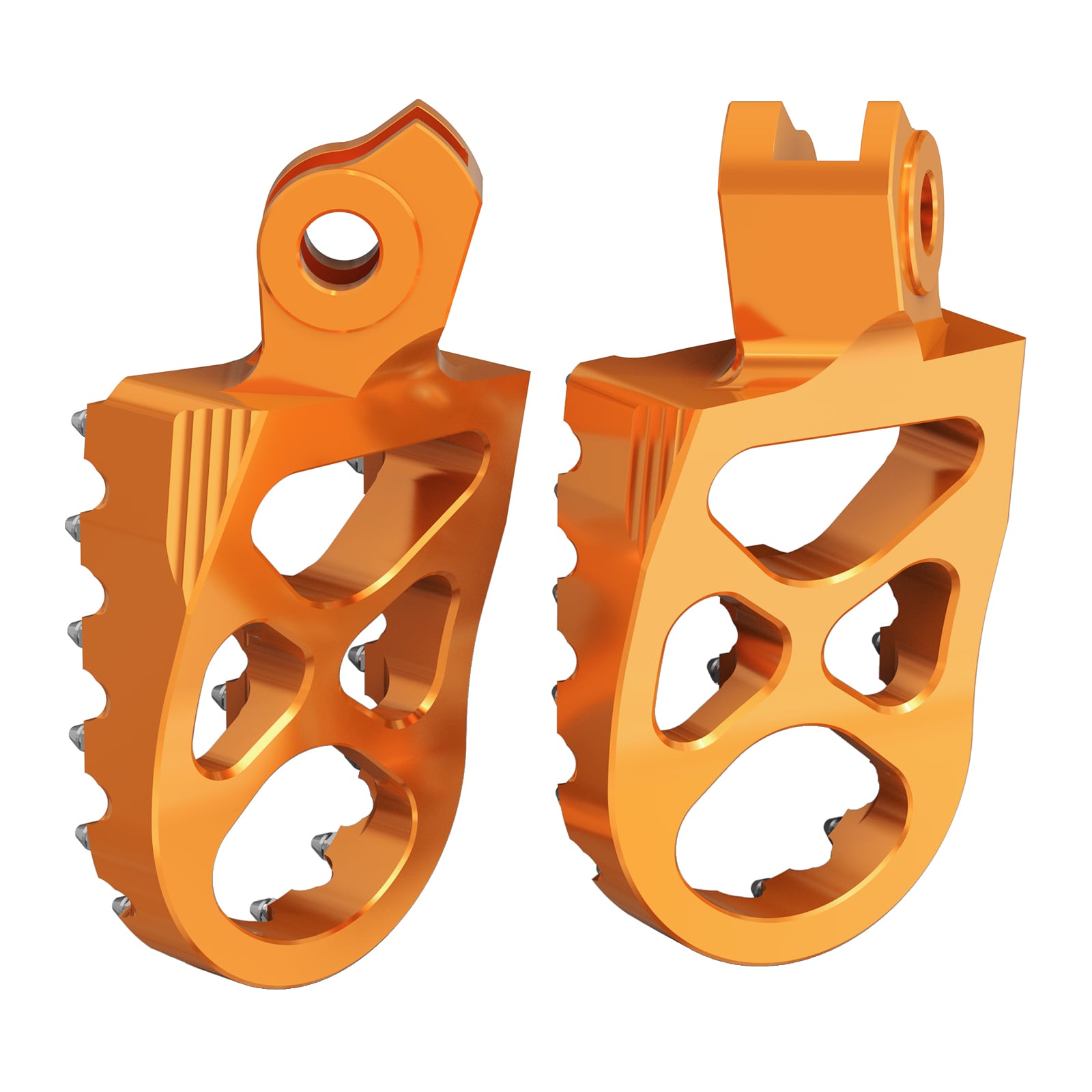 Pair Wide Billet Footpegs For Suzuki RMZ250 2010-2024 RMZ450 2008-2024 Position 33