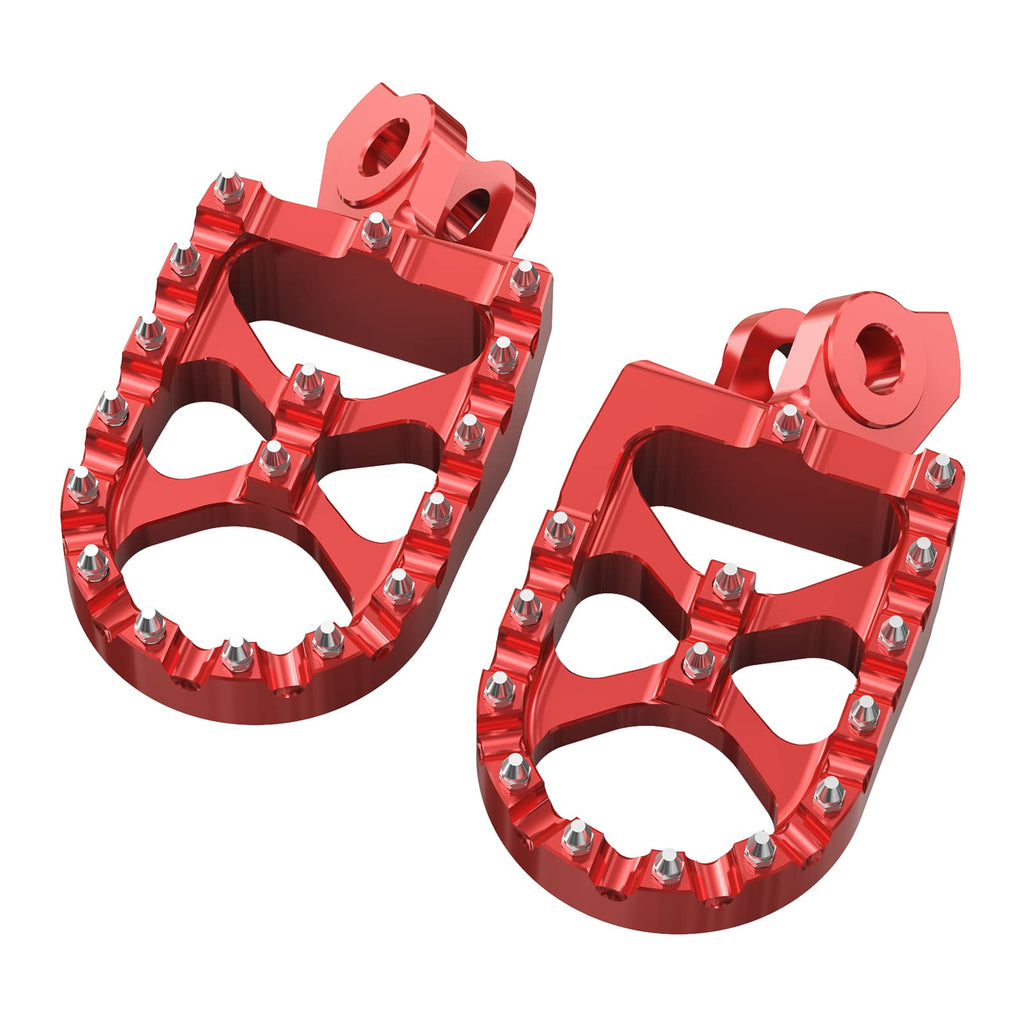 Pair Wide Billet Footpegs For Suzuki RMZ250 2010-2024 RMZ450 2008-2024 Position 23
