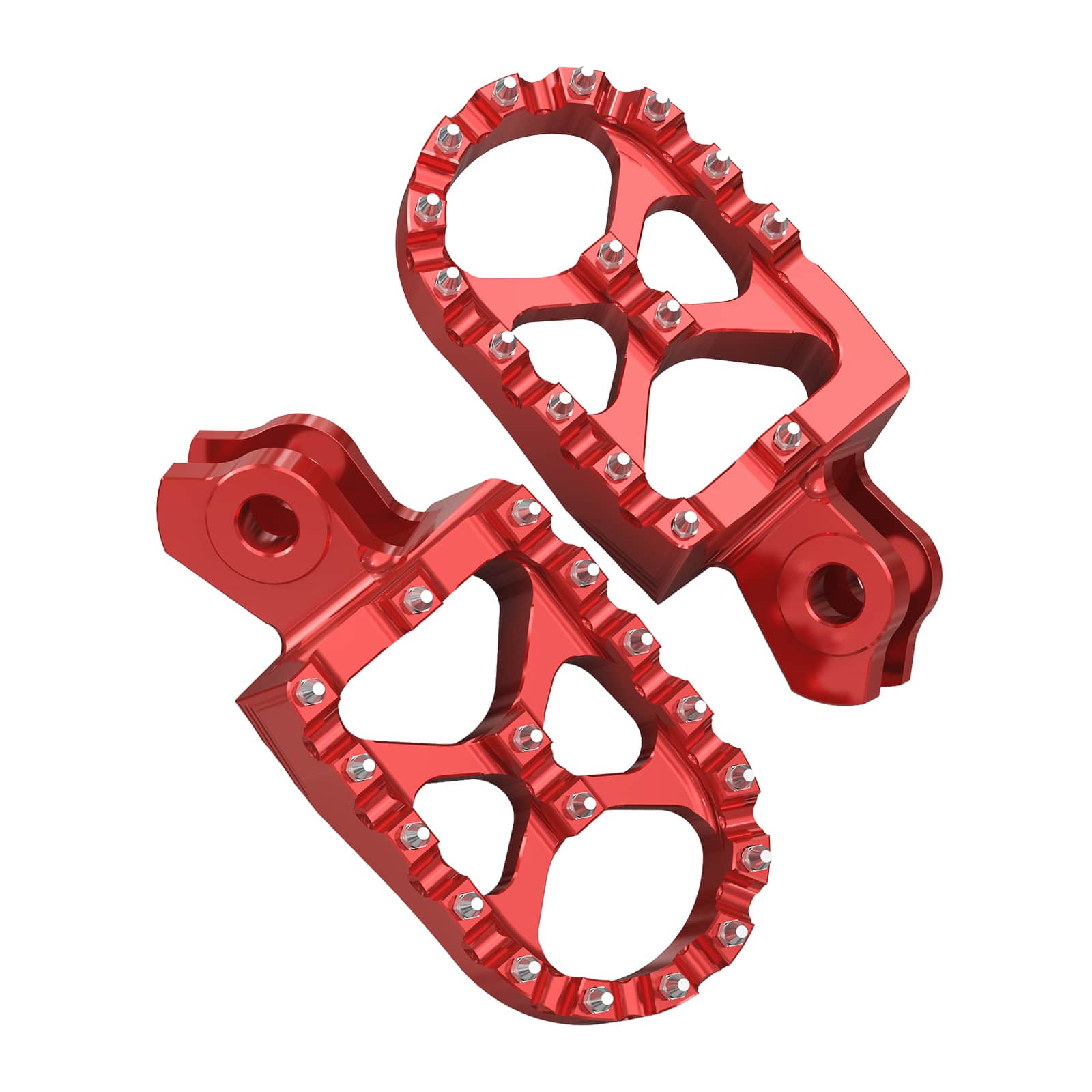 Pair Wide Billet Footpegs For Suzuki RMZ250 2010-2024 RMZ450 2008-2024 Position 24
