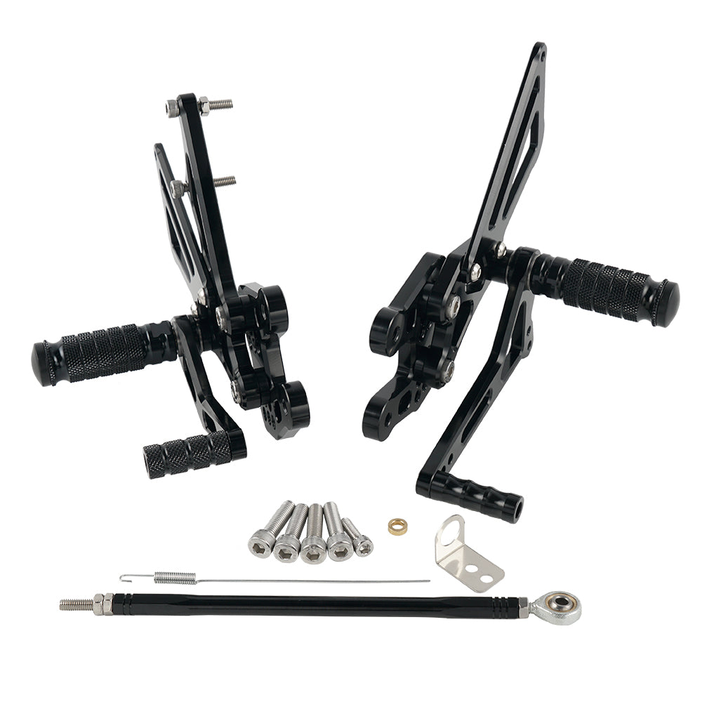 Racing Footrest Rear Sets Foot Pegs Adjustable For Suzuki GSXR1000 K7/8 2007-2008