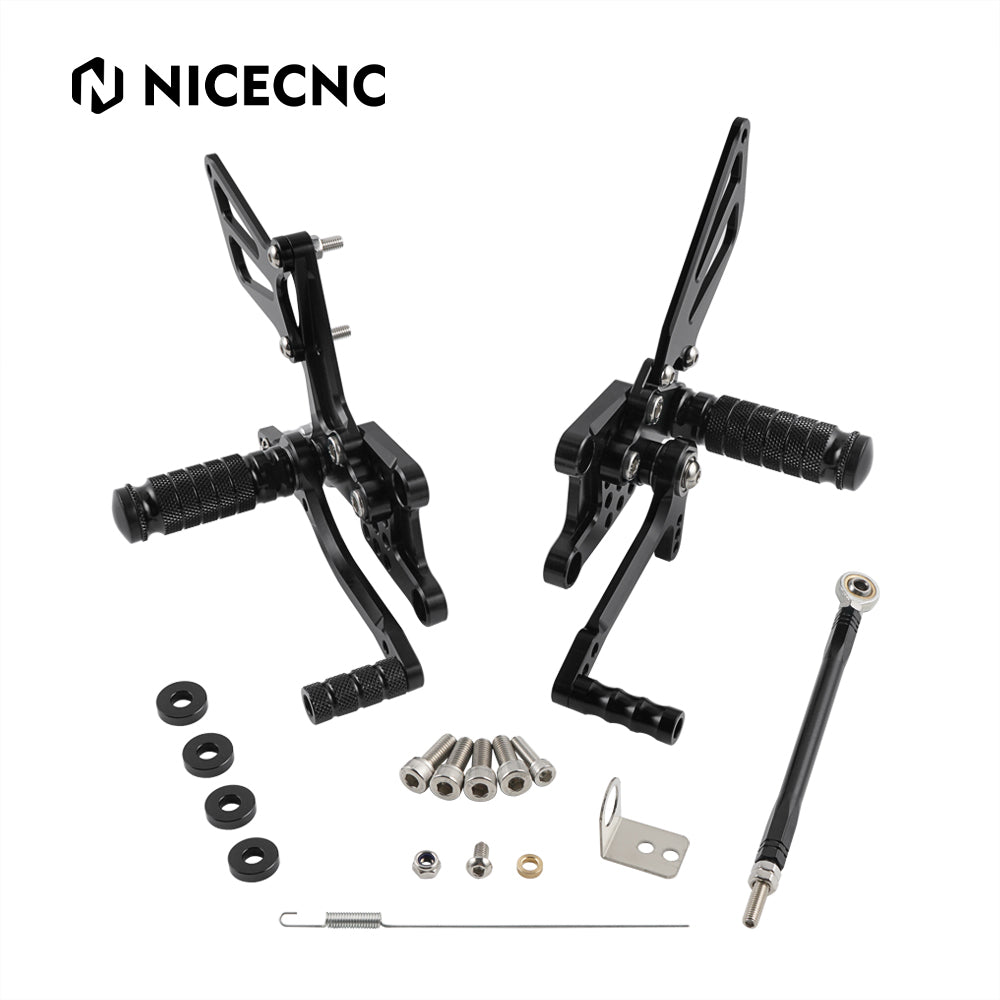 Left + Right Rearset Kit For Suzuki GSXR600 GSXR750 GSXR1000 SV650S
