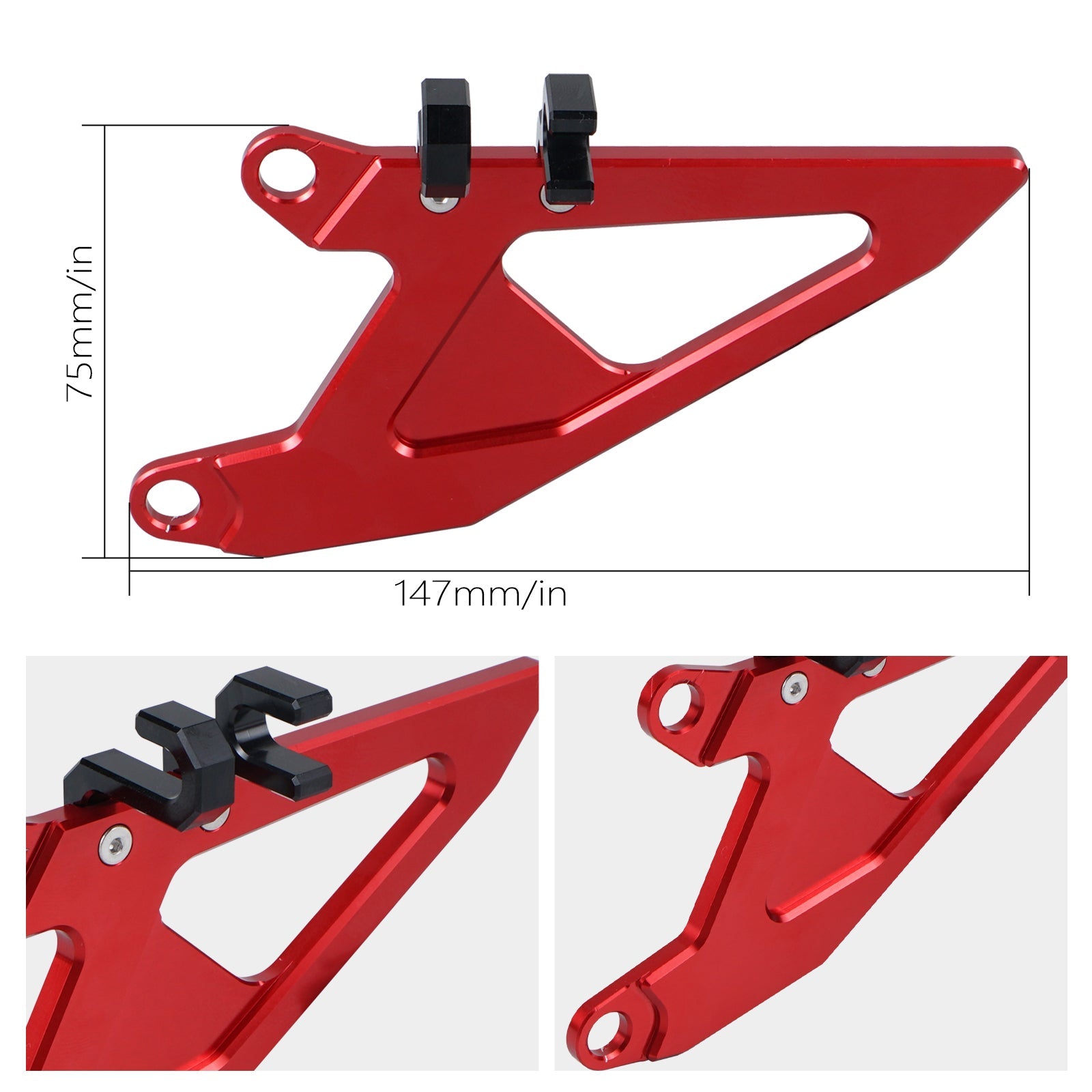 CNC Front Sprocket Guard Cover Protector For Honda CRF250R CRF450R Position 2
