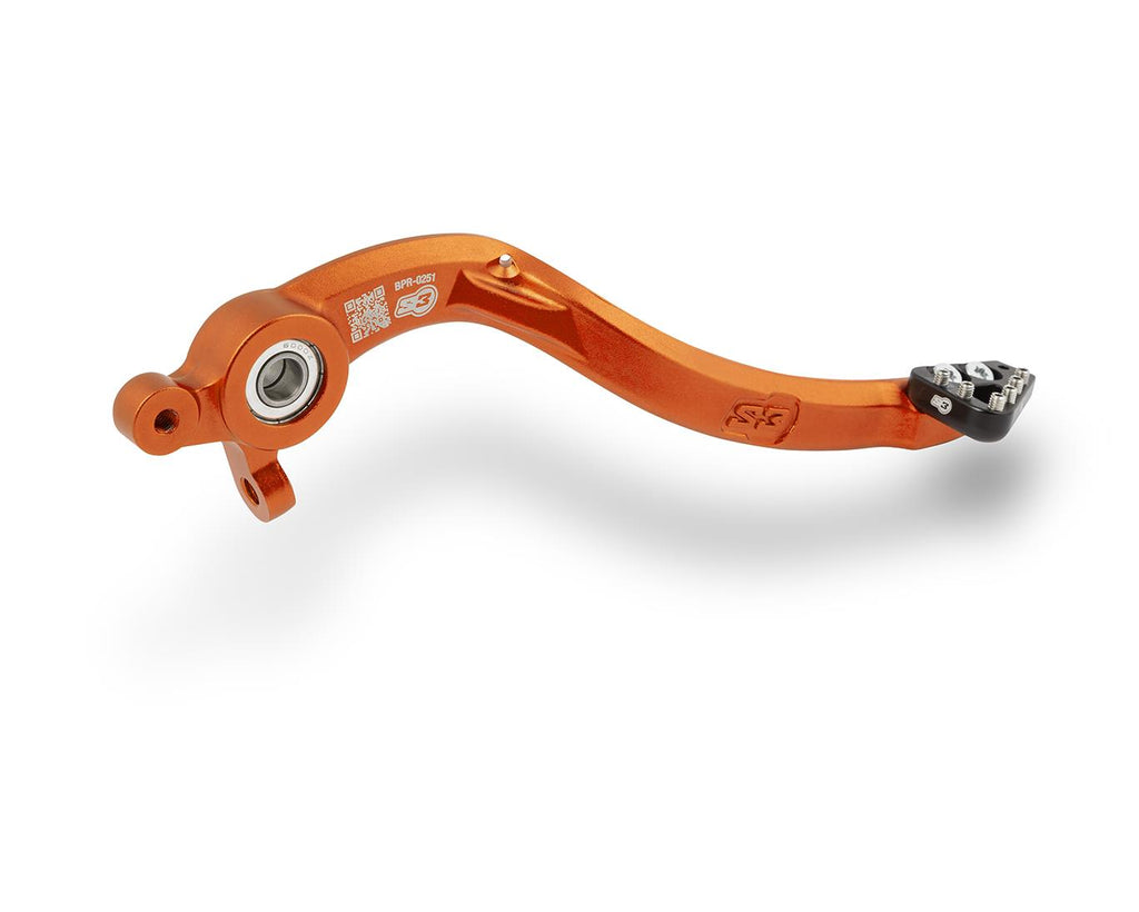 S3 Rear Brake Pedal KTM/GG/HKY Silver