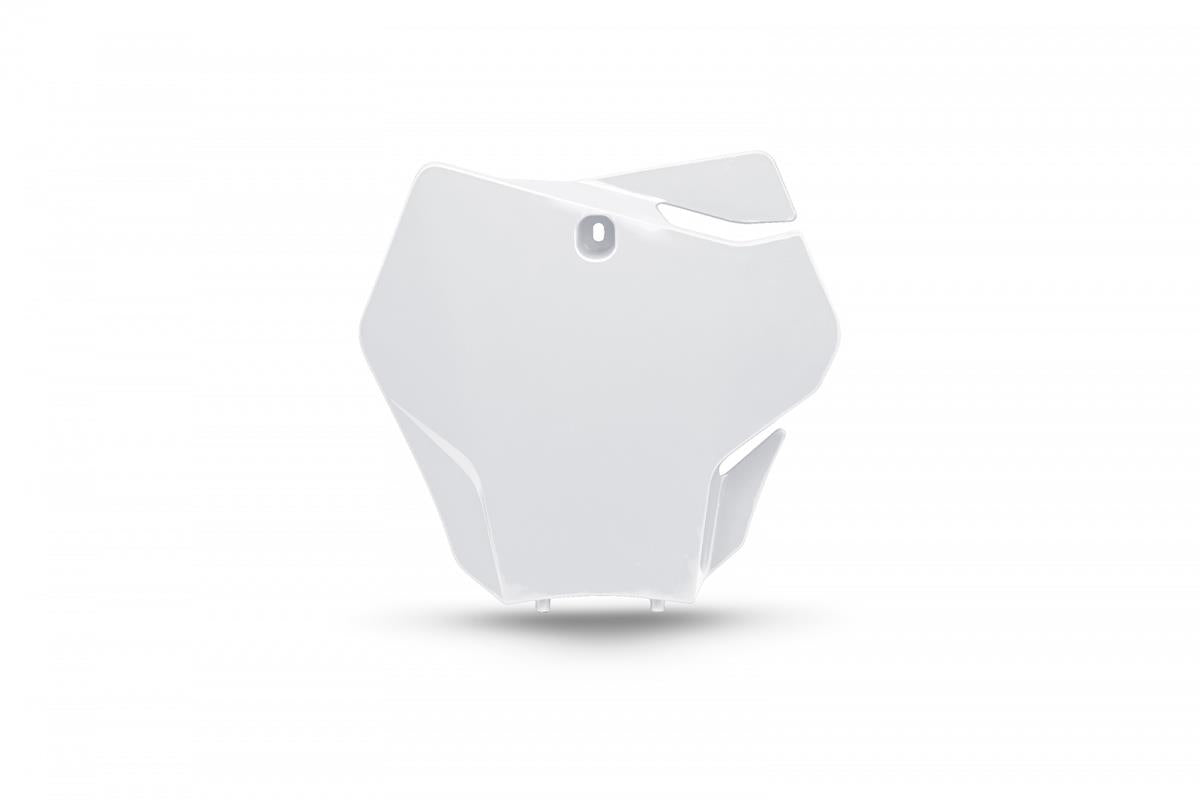 Front number plate white (Gas Gas 2021-23)