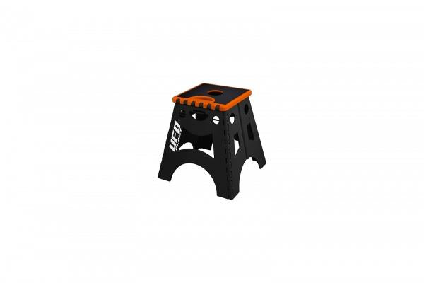 Foldable plastic bike stand orange