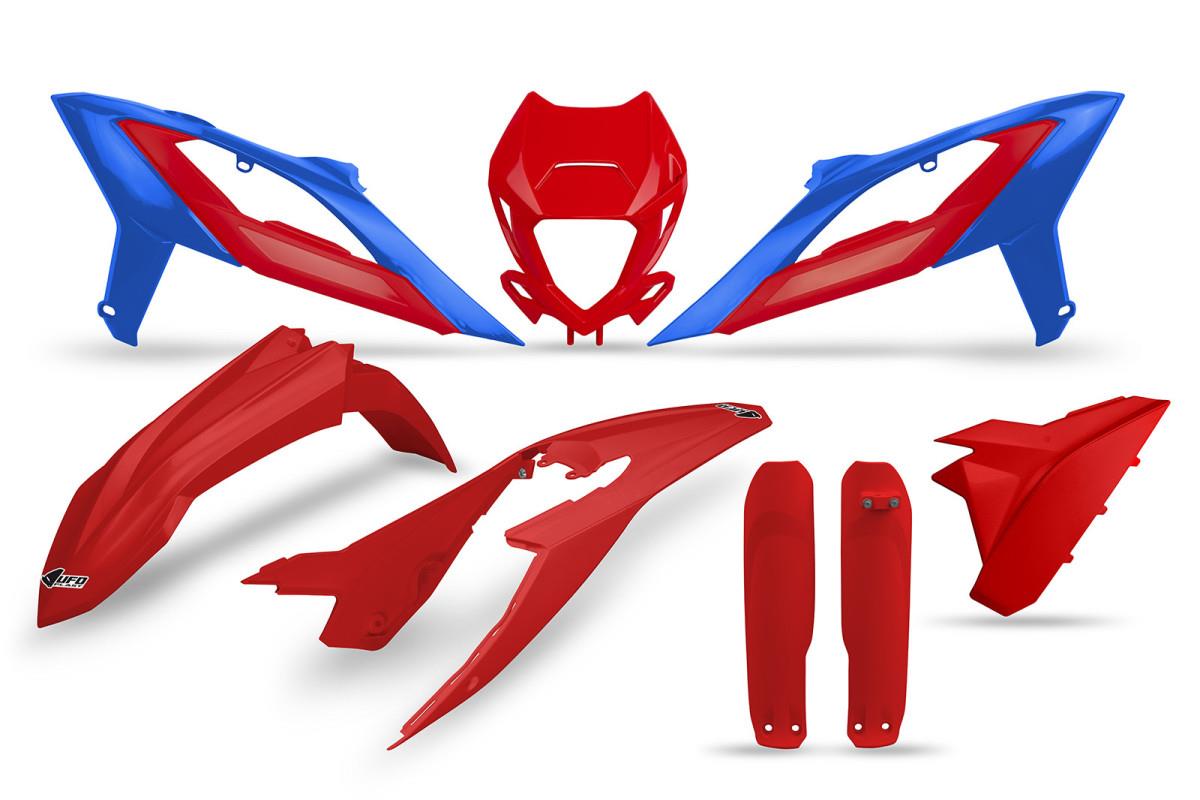 Beta Full Kit incl Headlight cover 23-25 RR250-450 Racing red-Blue