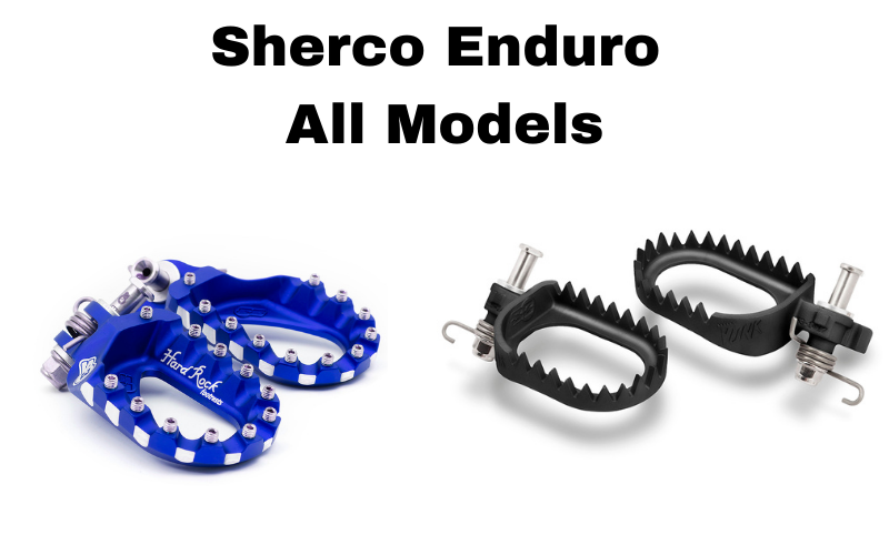 S3 Sherco Enduro Footrests (All Sherco Models) Blk