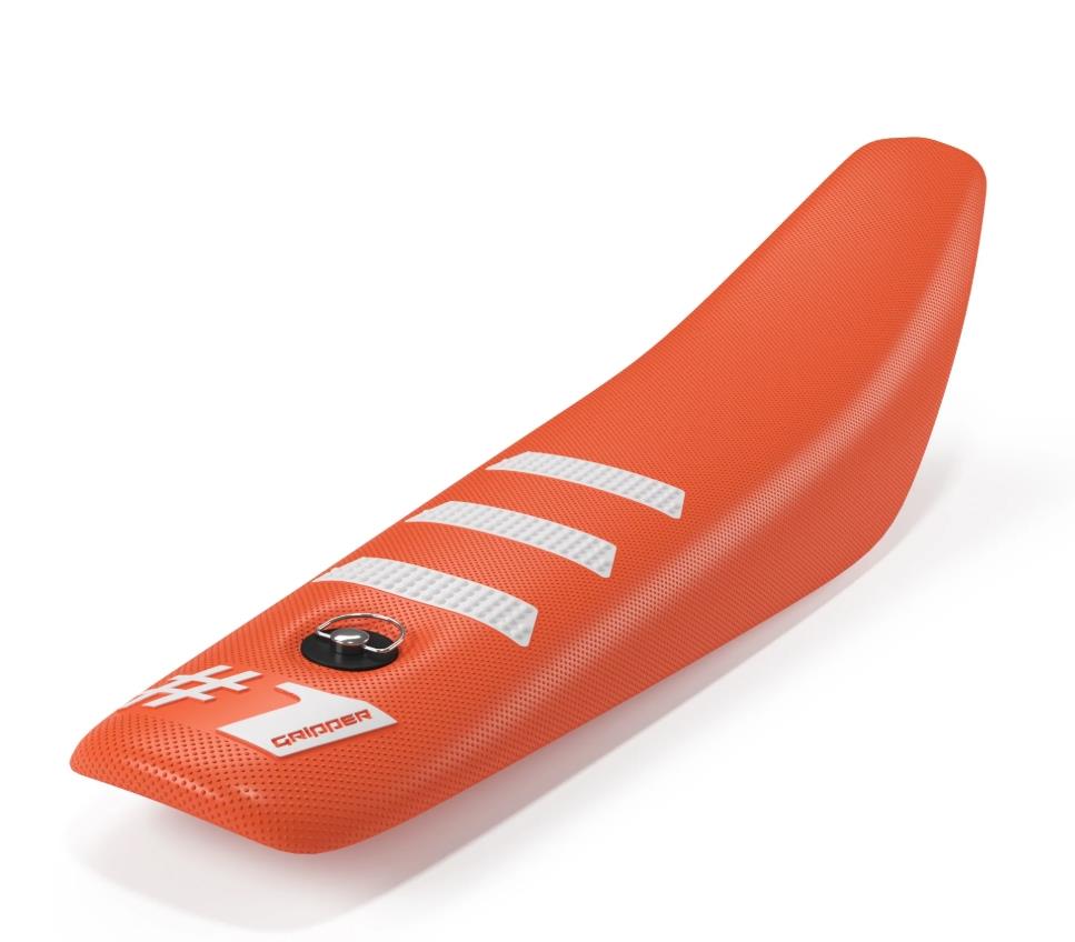 LIGHT RIB MINI Seat Cover - Orange/White