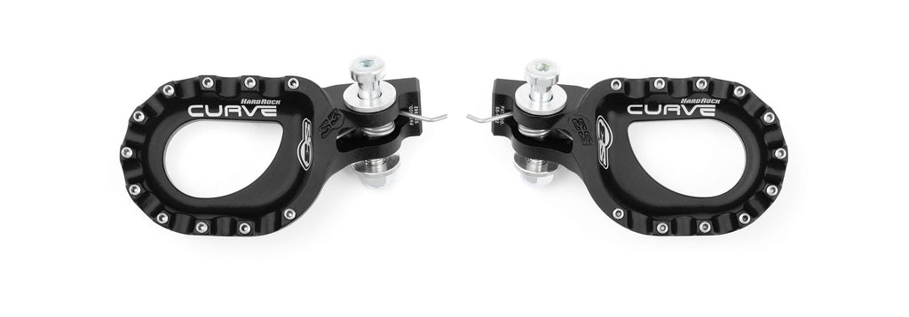 S3 Footrest Kit HR Curve Silver