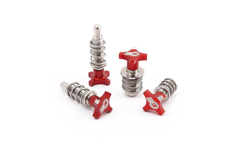 S3 Lever and MC adjusters kit AJP BRAKTEC Blue