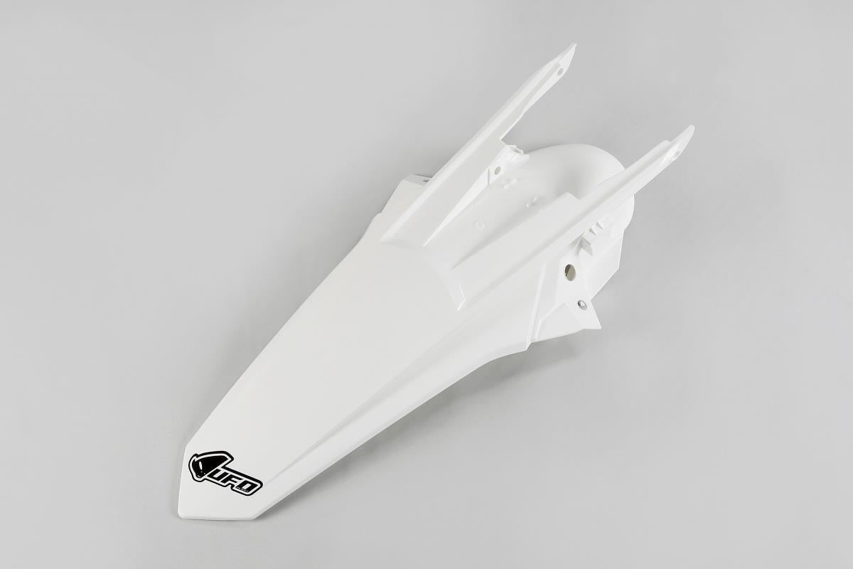 KTM EXC 2017-19 rear fender with pins white