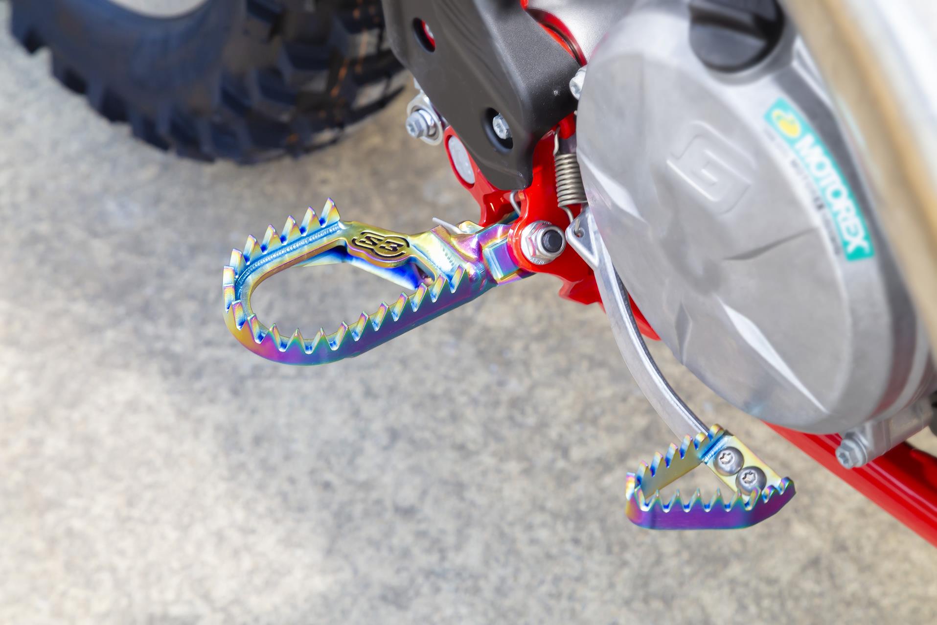 S3 Titanium foot pedal small (Flat)