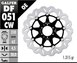 Galfer Honda CRF 1000 Africa T Front DISC WAVE FLO