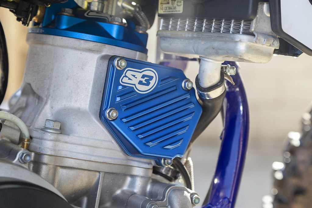 S3 Sherco High Volume Power Valve Cover Blue