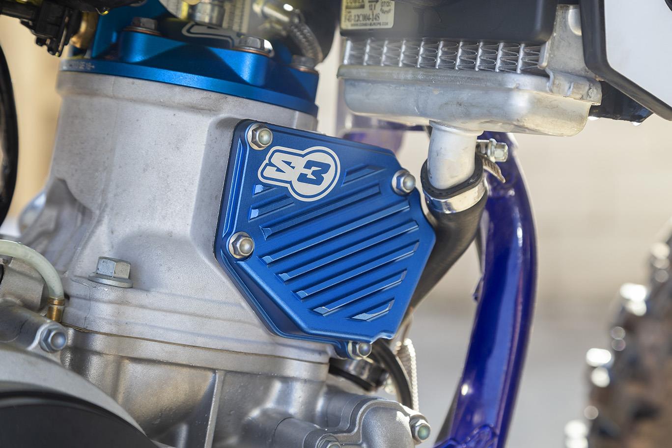 S3 Sherco High Volume Power Valve Cover Blue