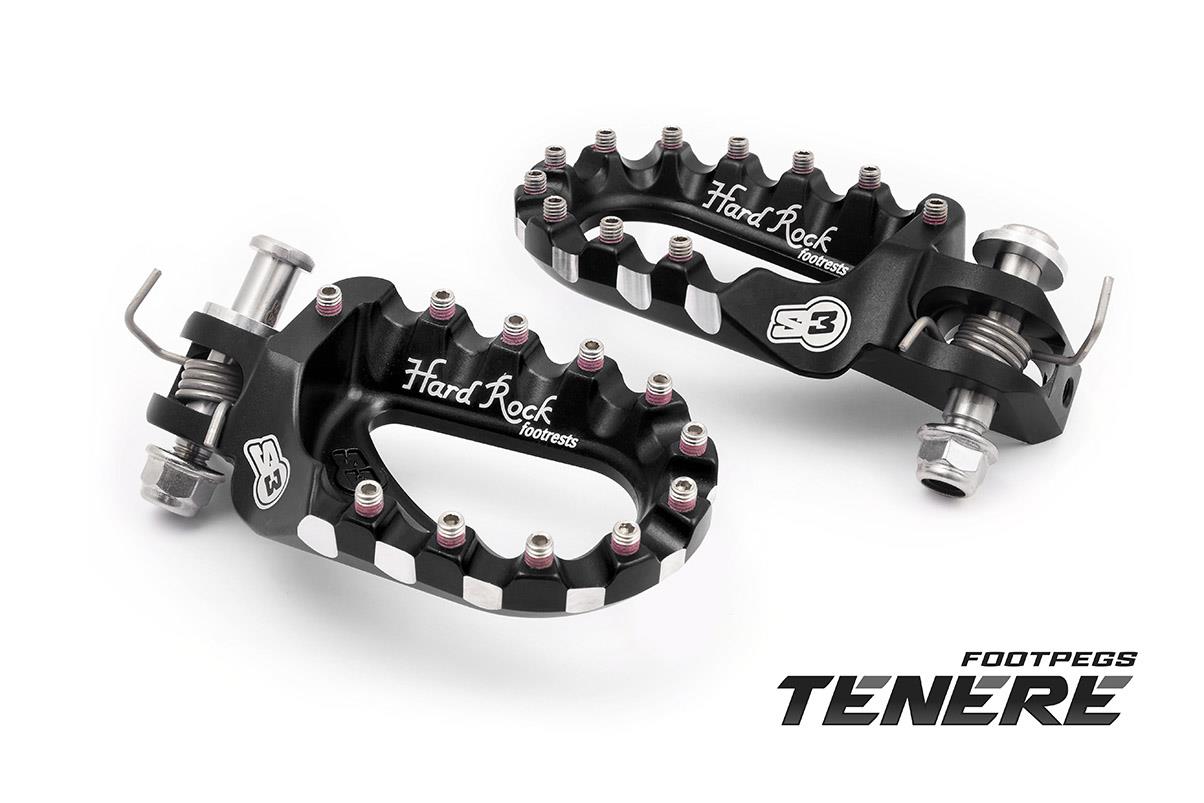 S3 Hard Rock Footrest Tenere XT700 Titanium