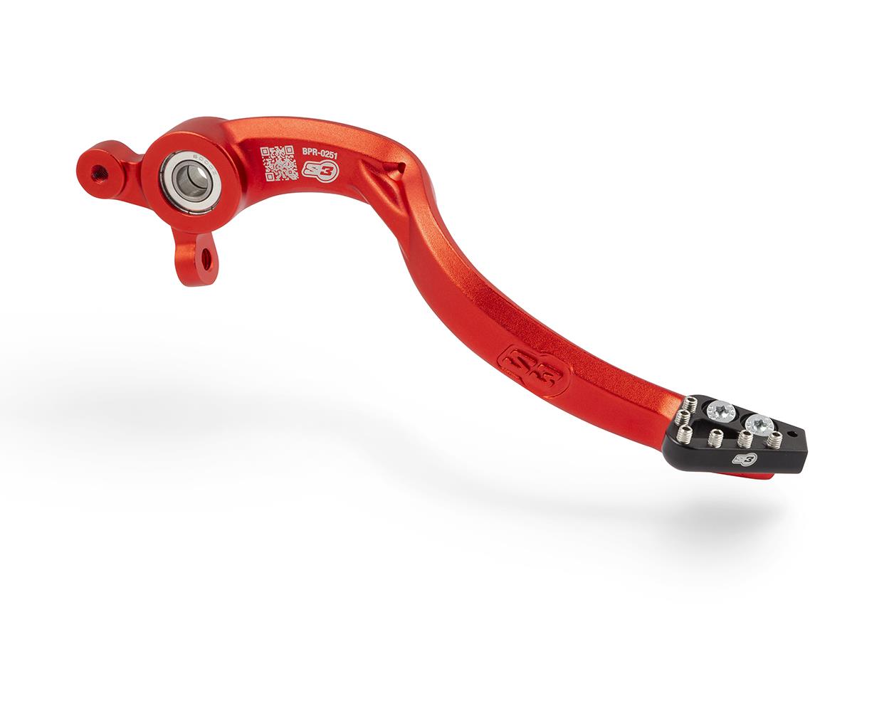 S3 Rear Brake Pedal KTM/GG/HKY Silver